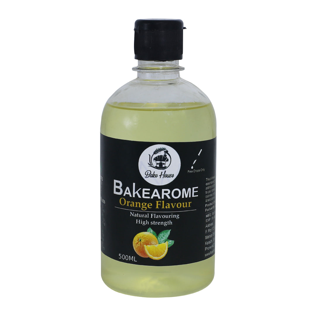 Bakearome Orange Flavour 500ML Bottle