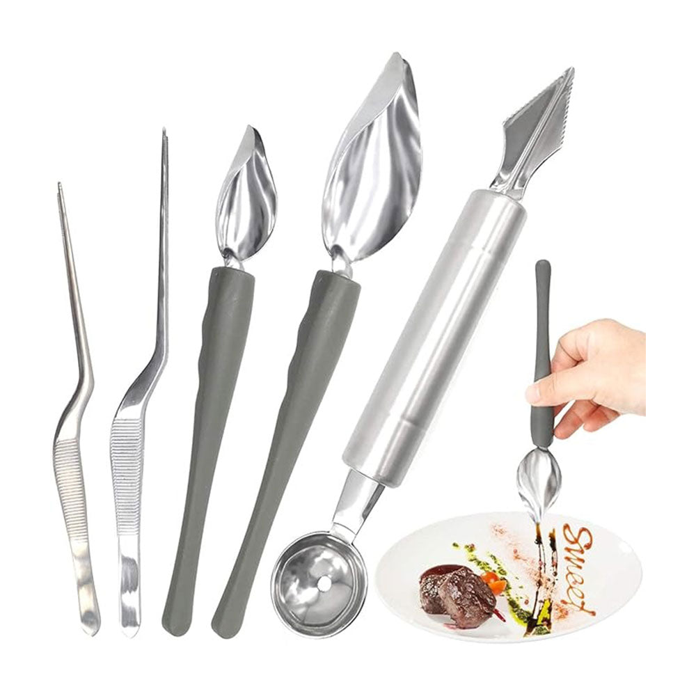 5-Piece Culinary Drawing And Decorating Spoon Set