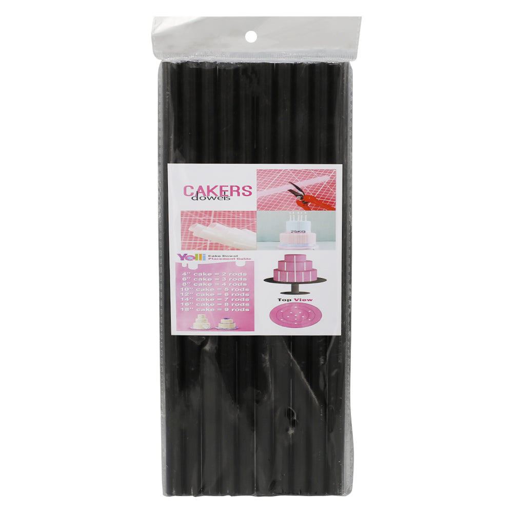 Plastic Dowel Rods 26cm 10pcs Pack