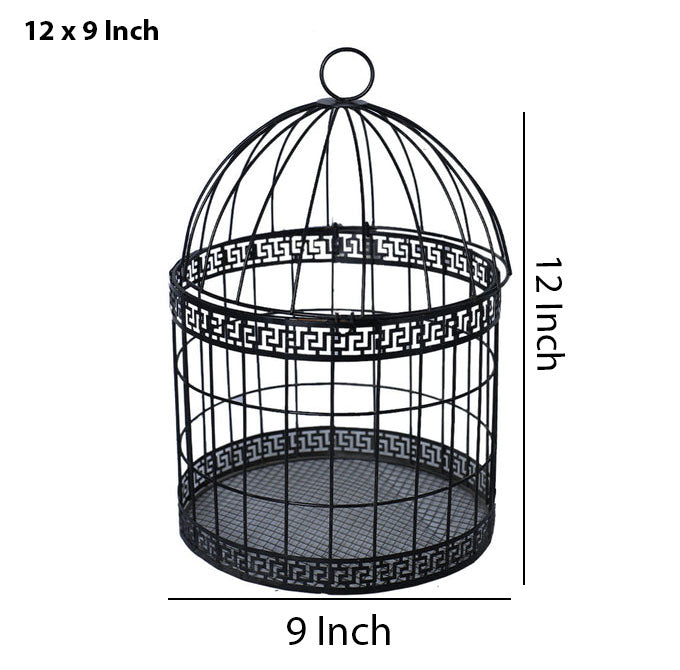 Bird Cage 3pcs Set Black