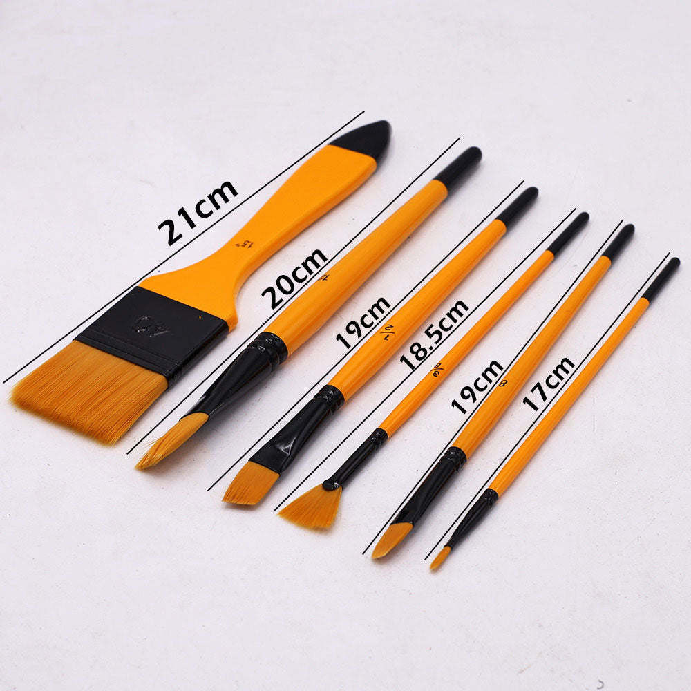 Artist Brushes 6 Pcs Set
