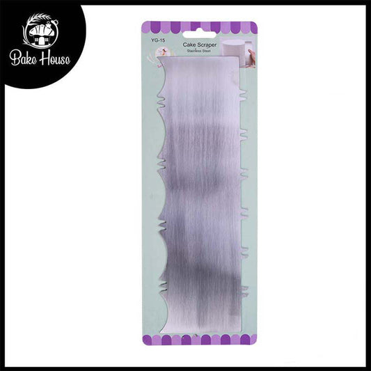 Double Sided Cake Edge Comb Stainless Steel