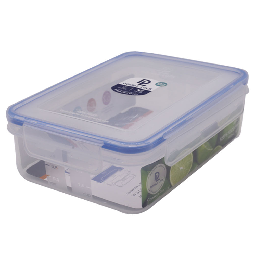 DL Airtight Plastic Rectangle Storage Box 230ml