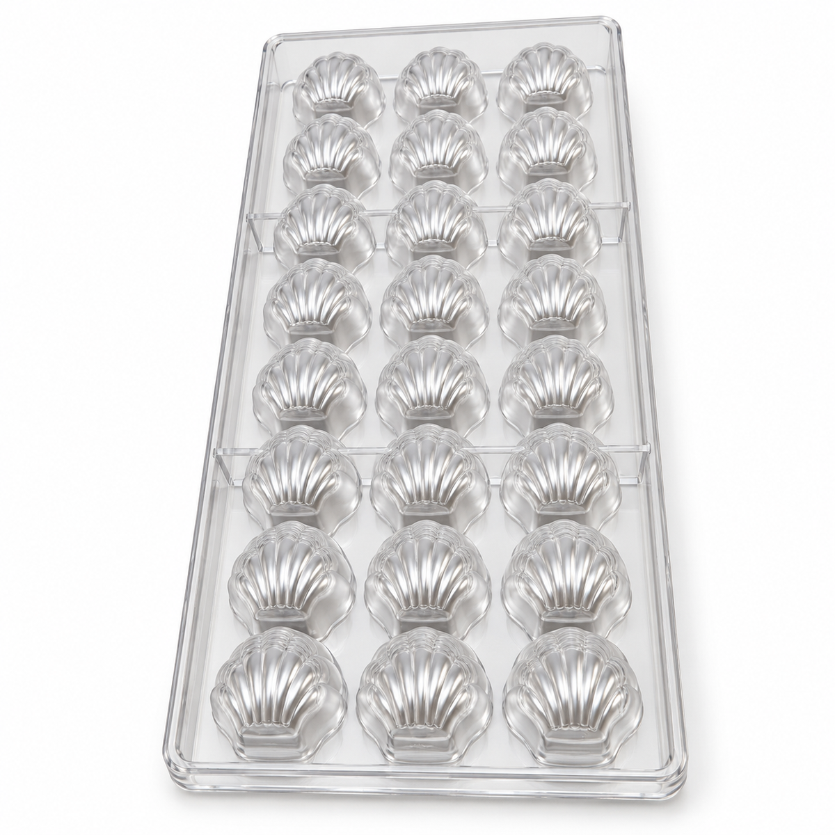Sea Shell Shape Acrylic Chocolate Mold 24 Cavity