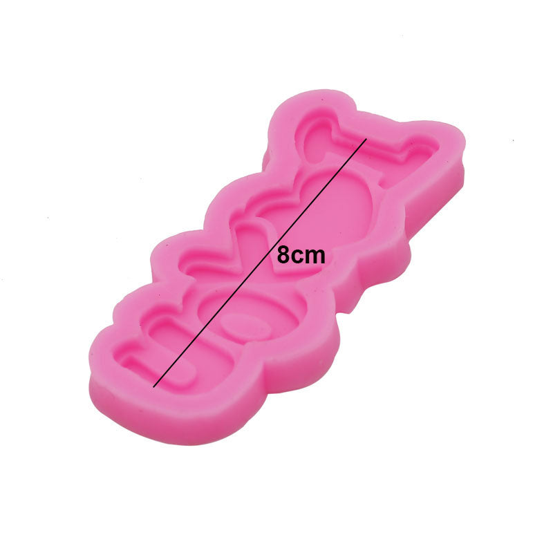 I Love You Silicone Fondant Mold