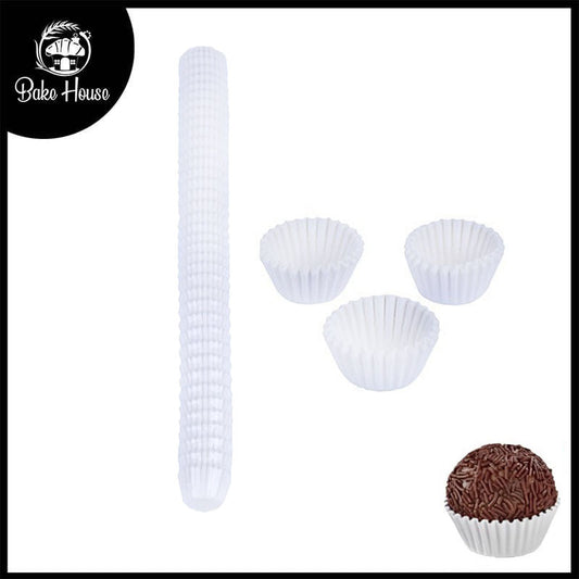 1000 Pcs Mini White Paper Baking Cupcake Muffin Liners & Bonbon Wrappers 3.5cm