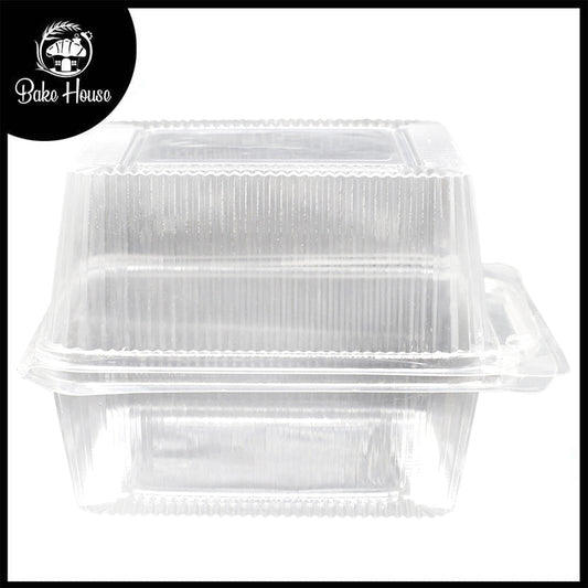 Cake Container Plastic 8x7x3 Inch