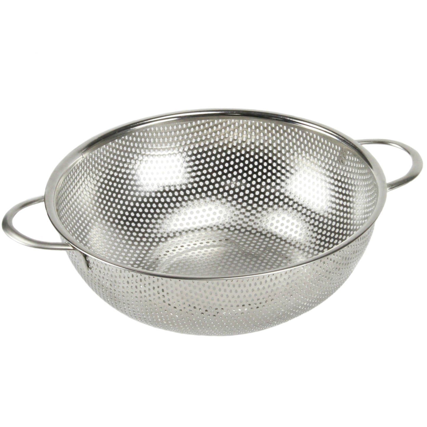 25CM Vegetable Strainer Bowl Stainless Steel with Handles