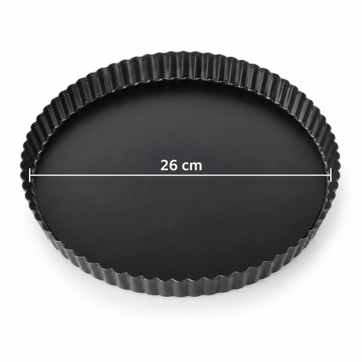 Non Stick Round Tart Pie Pan Loose Bottom 26cm