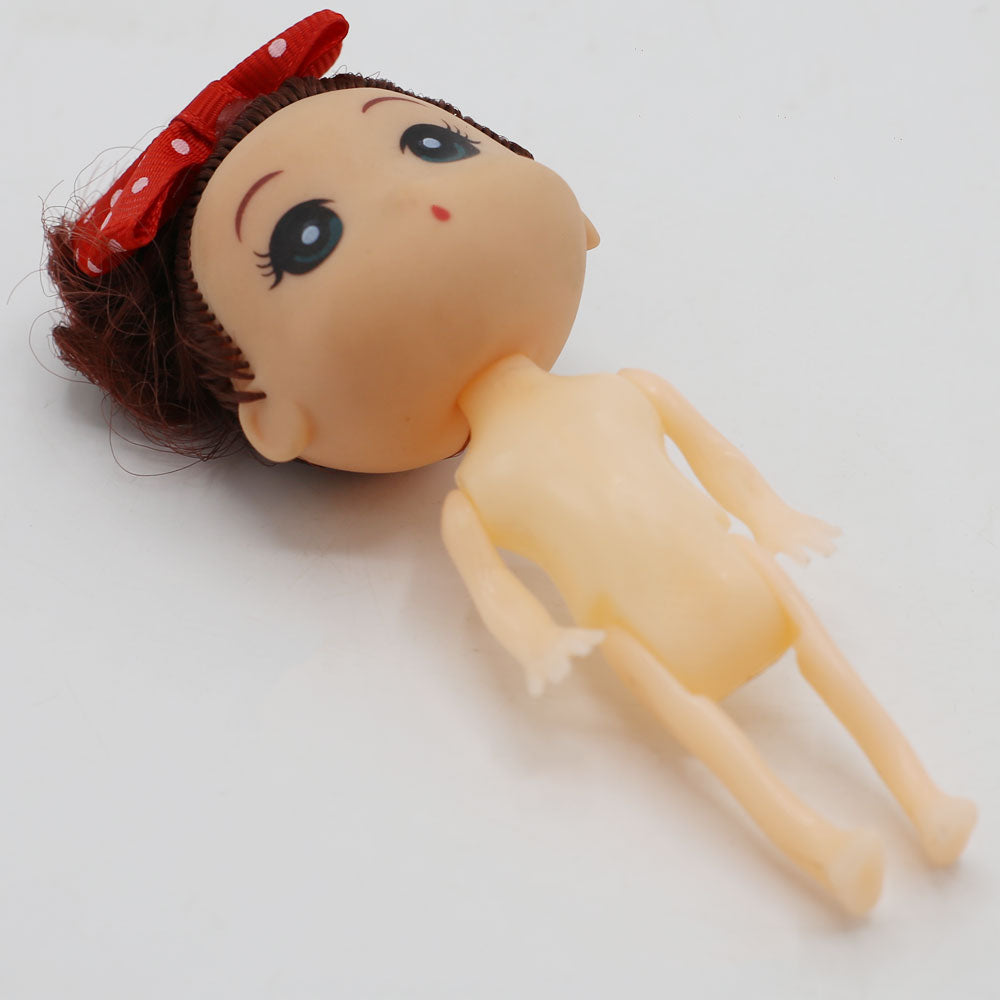 Doll Cake Topper Plastic Small