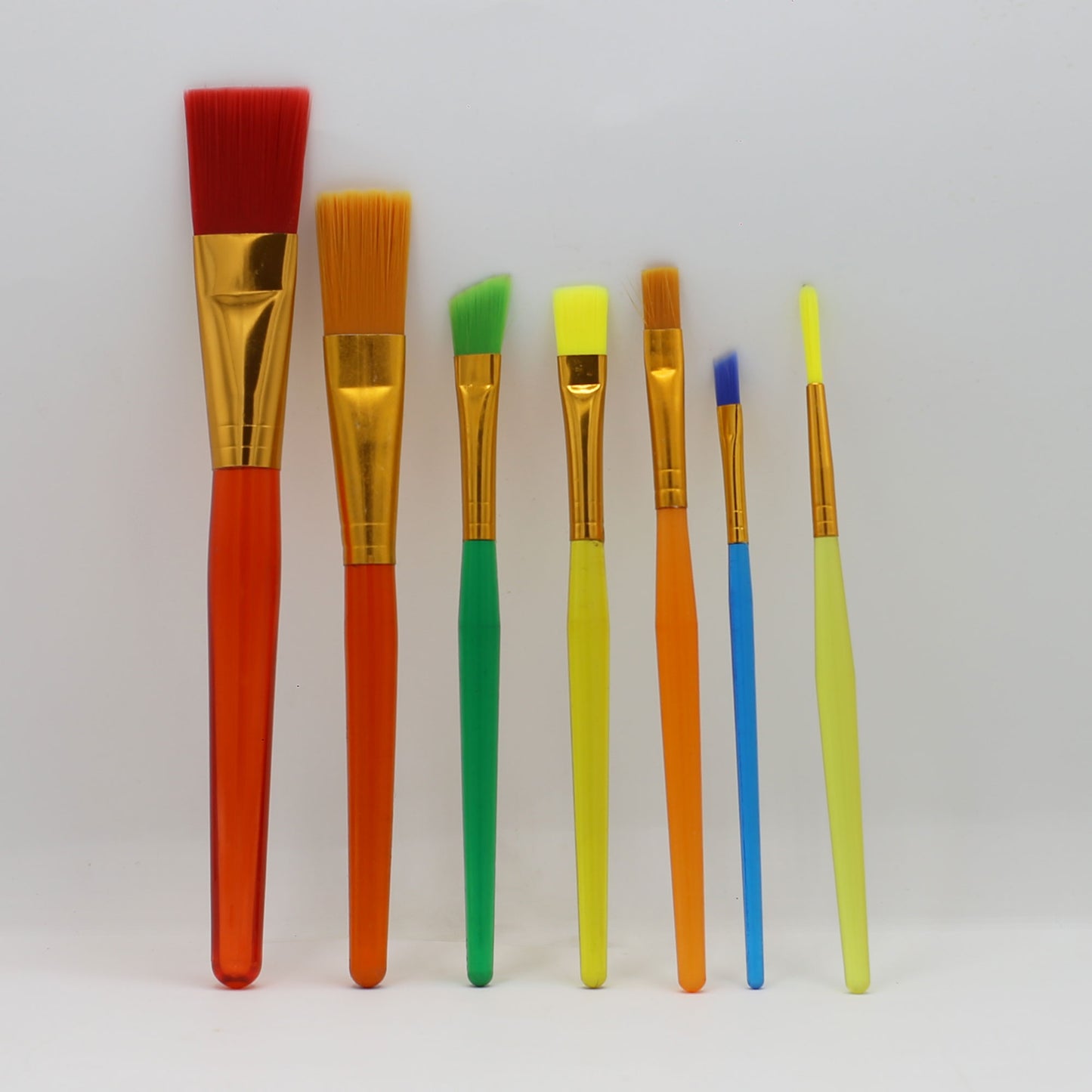 Painting Brushes 7Pcs Set Plastic