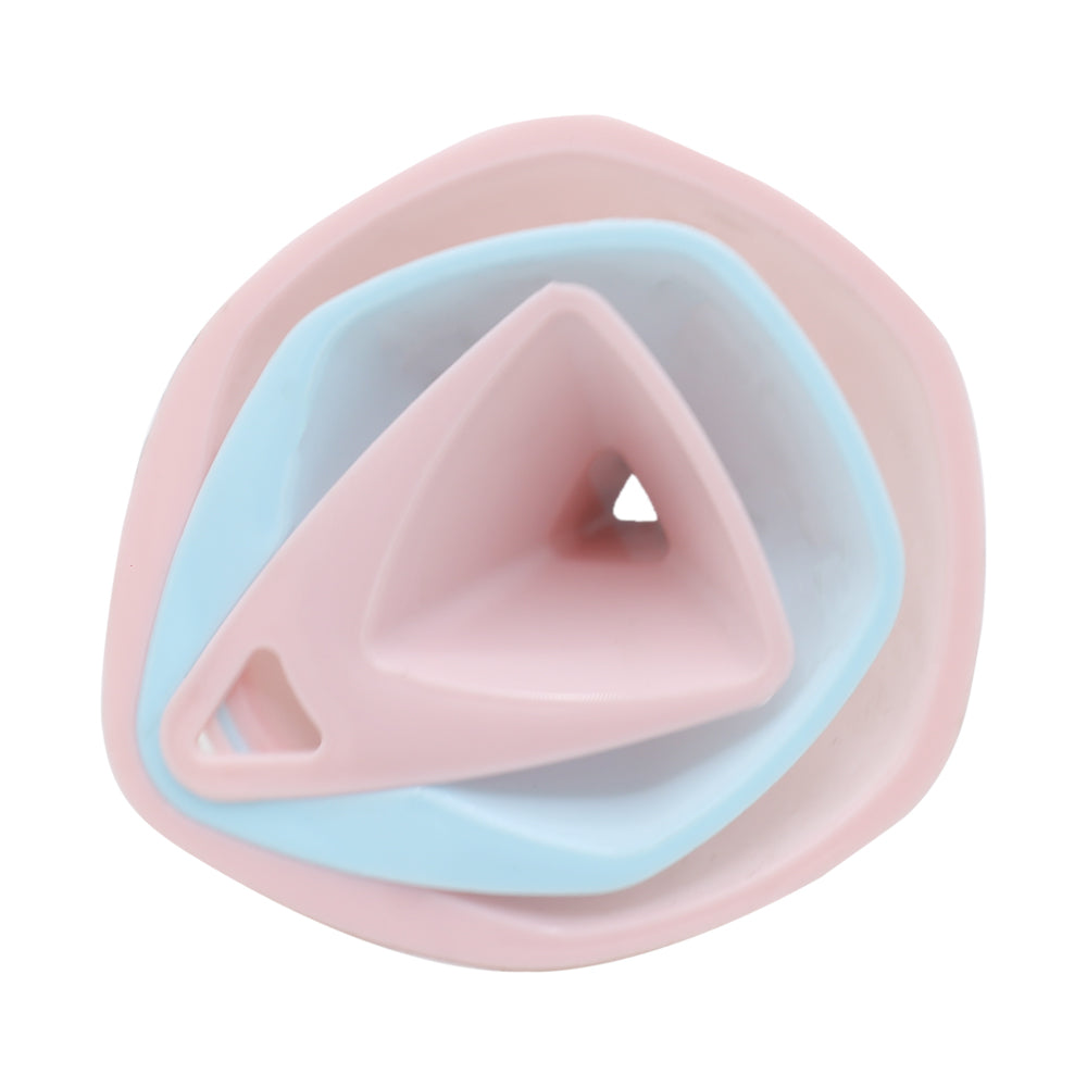 3Pcs Triangle Funnel Set Plastic