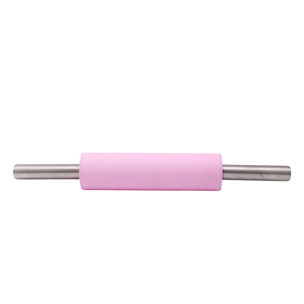 Silicone Rolling With Steel Handle