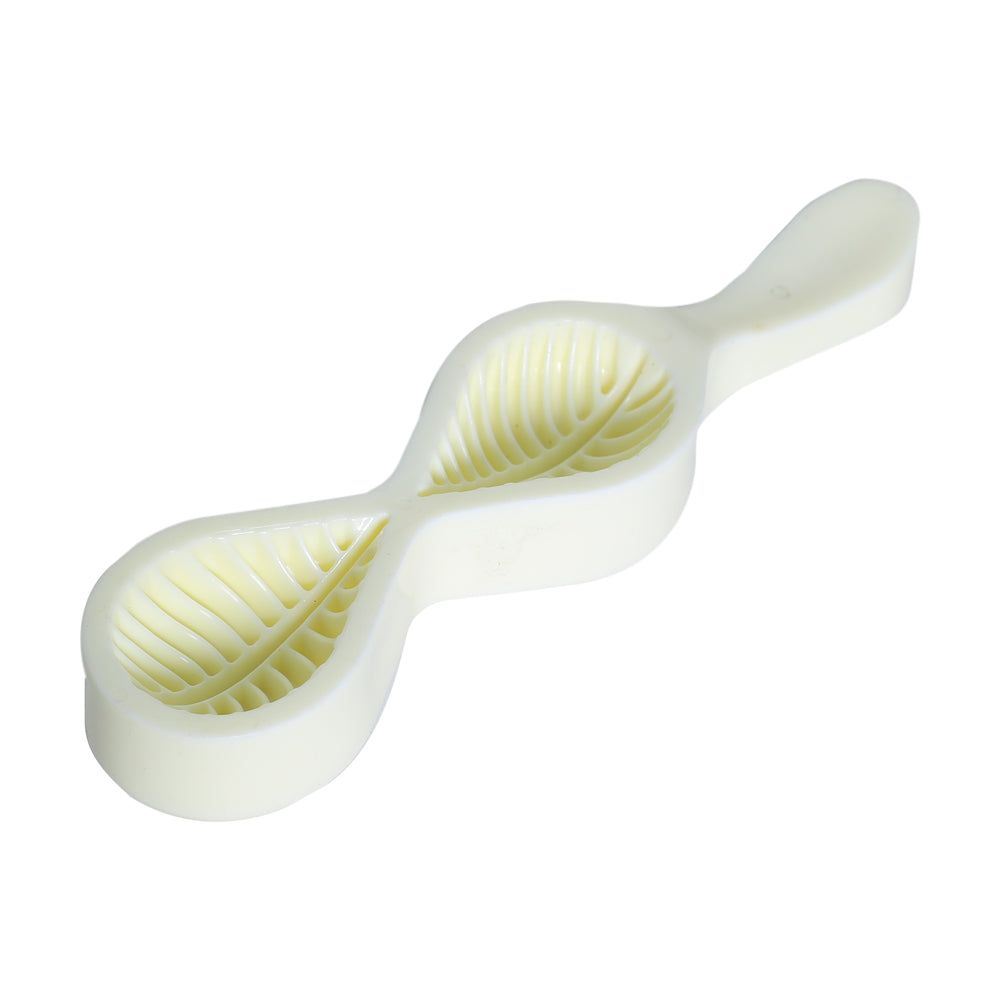 Leaf Shape Cookie And Biscuit Mold Plastic 2 Cavity