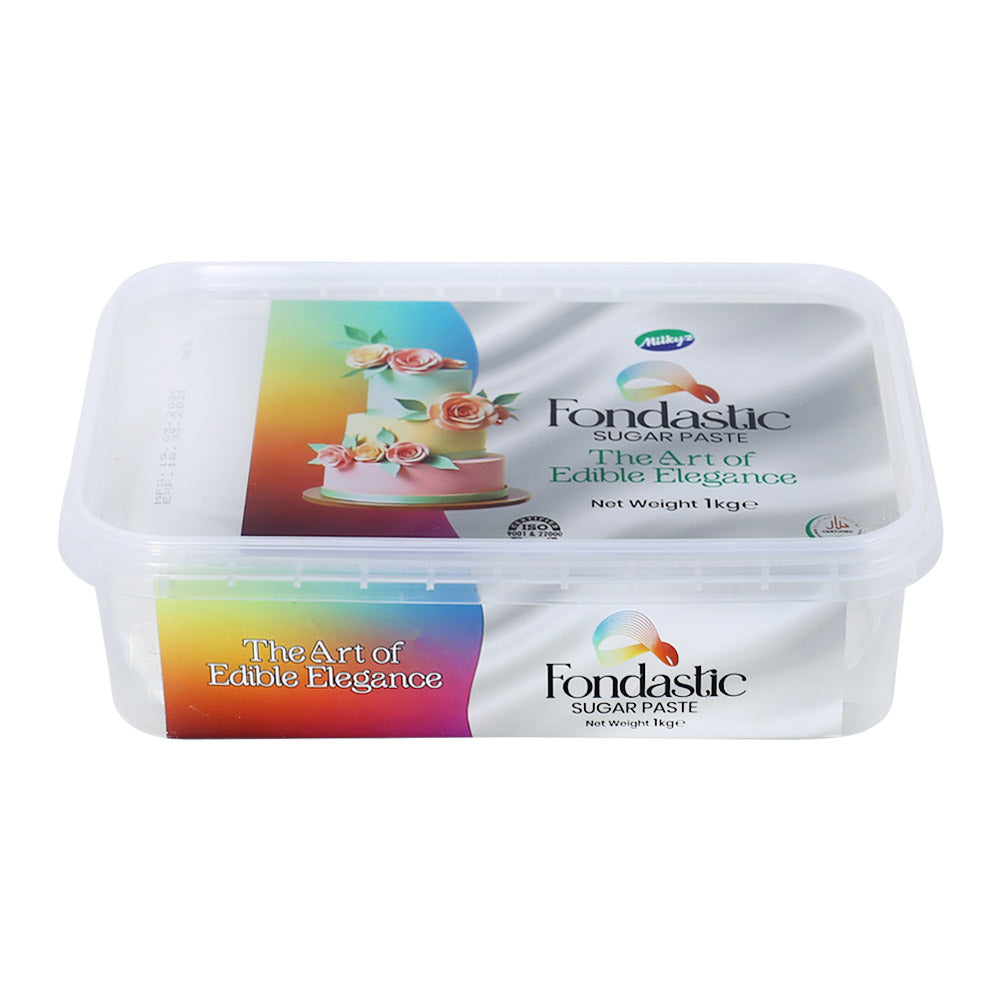Milkyz Food Fondastic White Fondant Sugar Paste 1Kg
