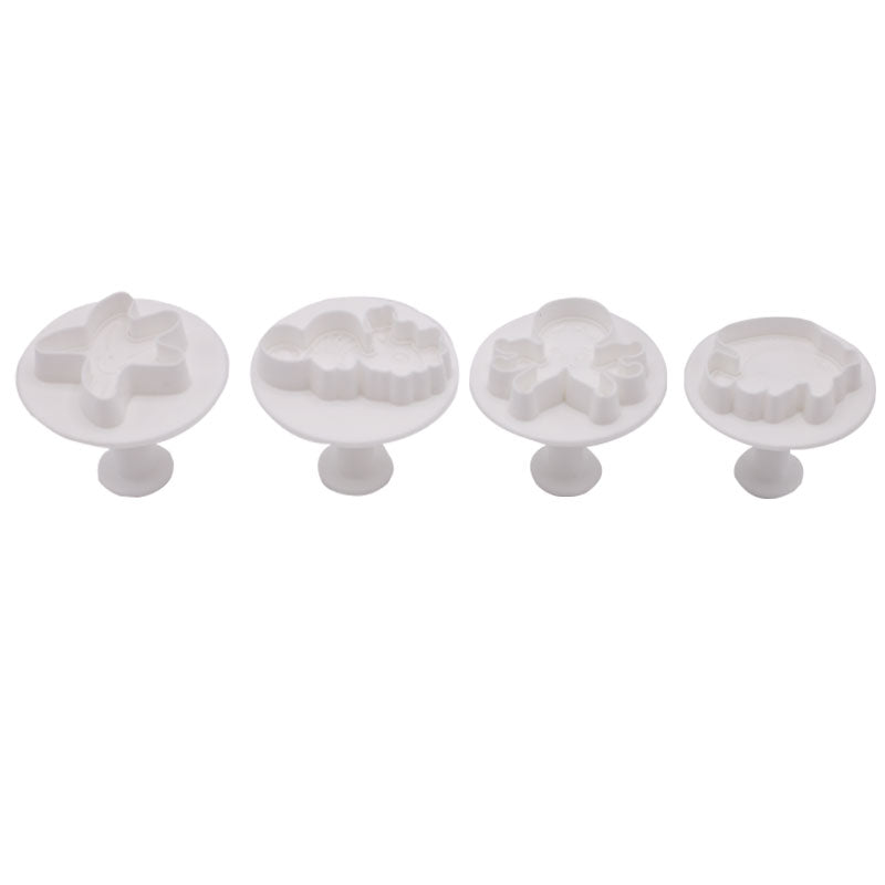Sea Animals Plunger Cutter 4Pcs Set