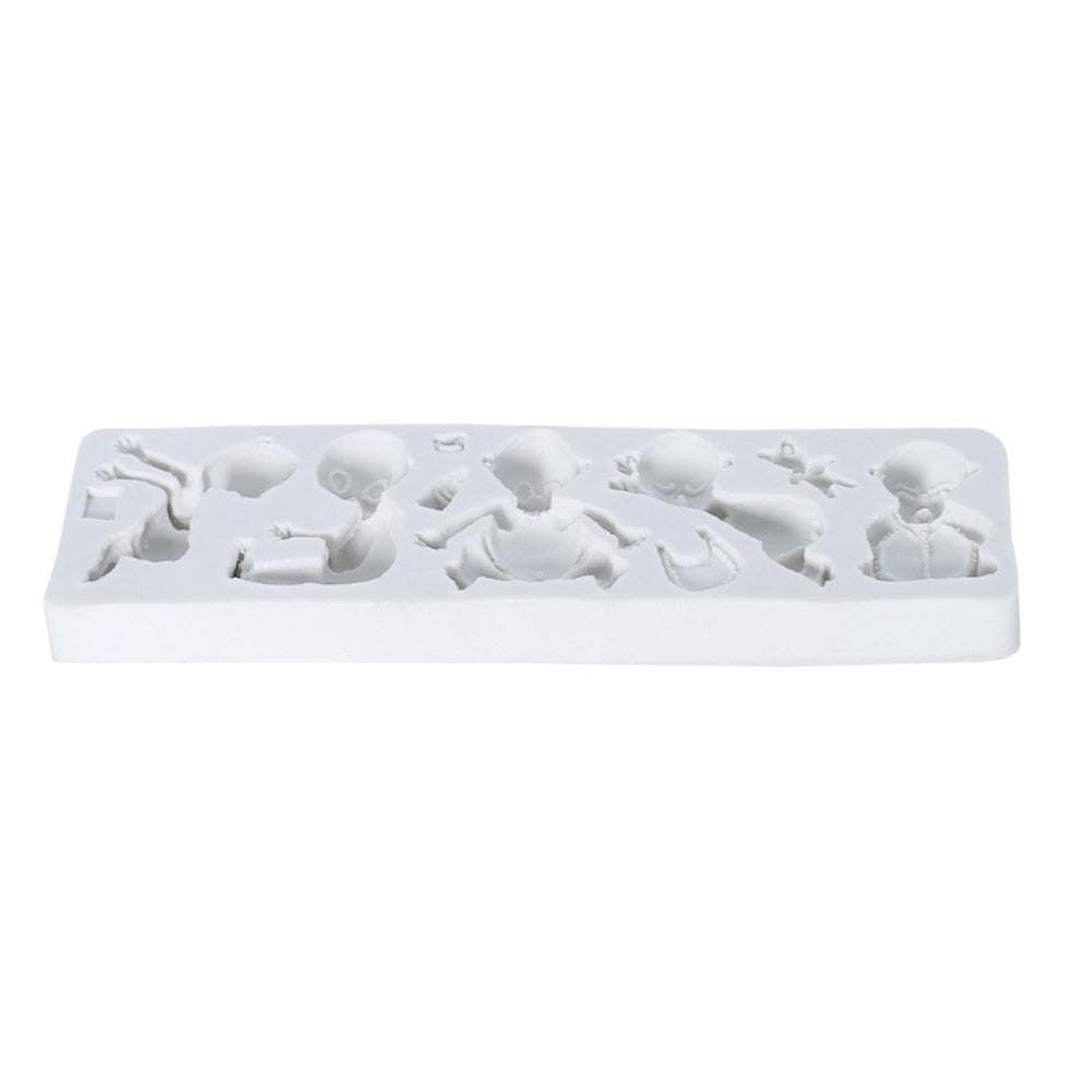 Baby Theme Silicone Fondant Mold 10 Cavity
