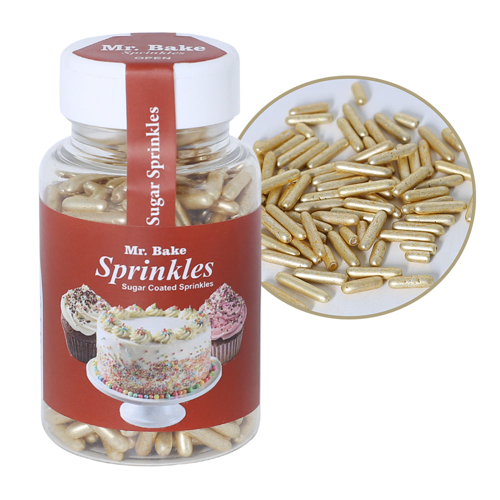 MR Bake Rod Sprinkles (Copper) – 90g Jar