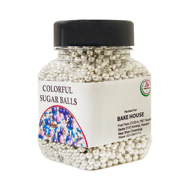 Medium Silver Edible Pearls 250g