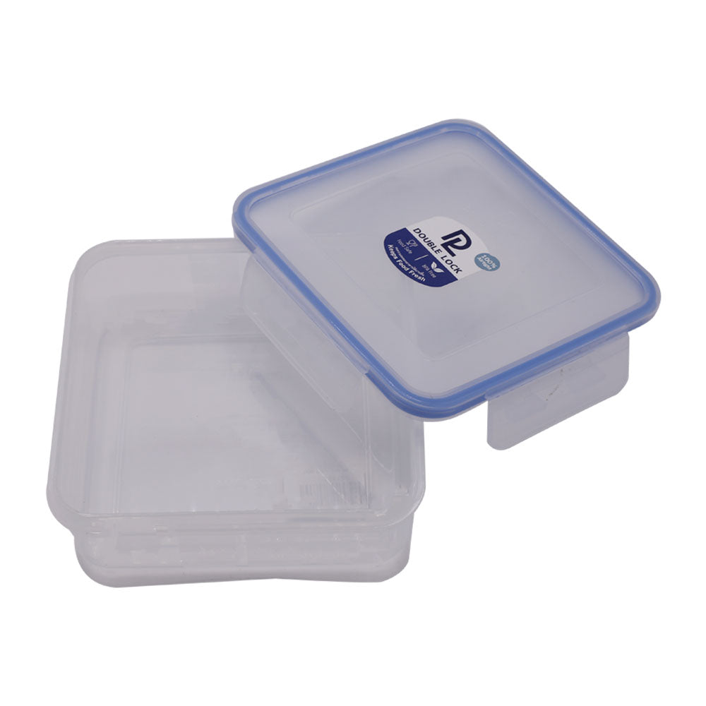 DL Airtight Plastic Square Storage Box 550ml