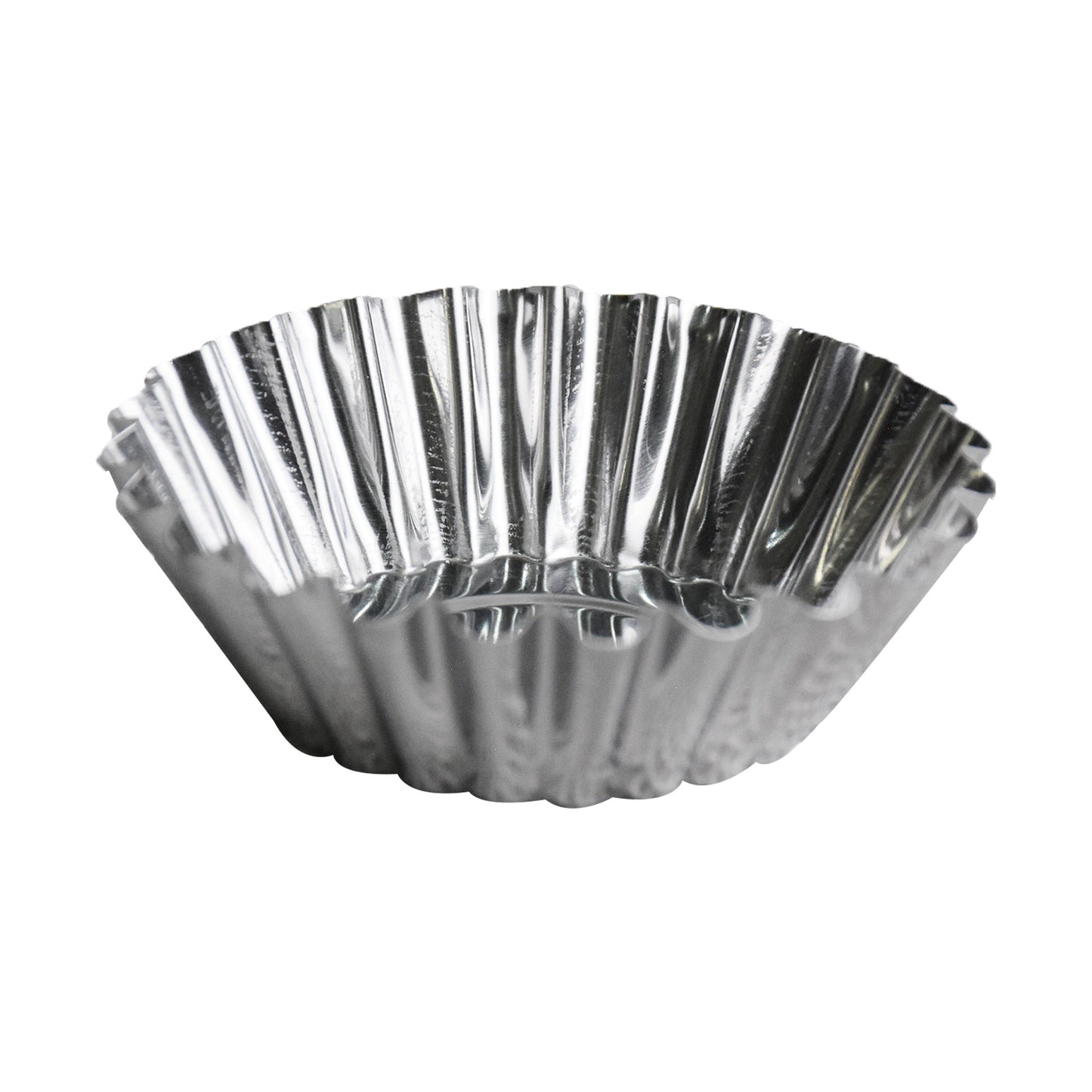 Mini Tart Pan Silver 4 Pcs Set 6.4cm