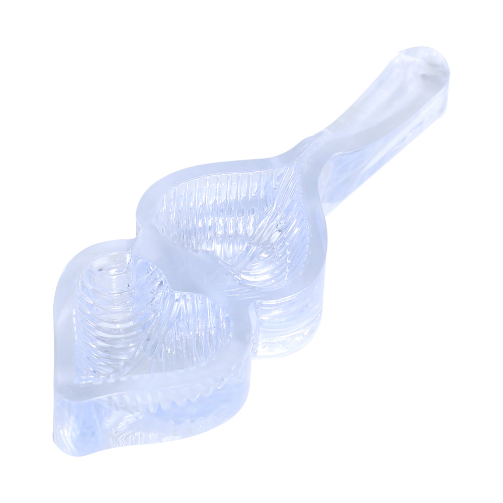 Heart Shape Acrylic Cookie And Biscuit Mold 2 Cavity