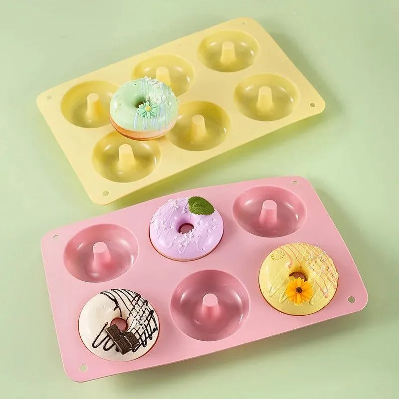 Petite Donut Mold Silicone 6 Cavity