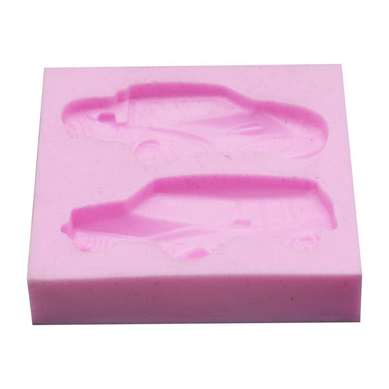 Silicone Car Fondant Mold 2 Cavity