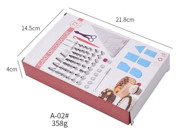 Cake Decorating & Baking Deal 72-Pieces Set
