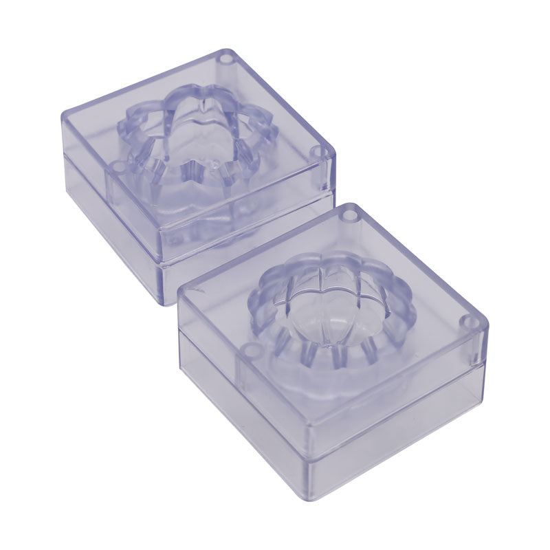 Flower Chocolate Mold Acrylic 2Pcs Set