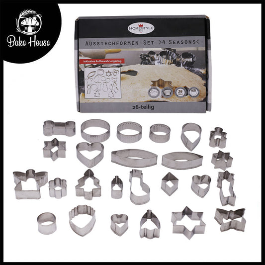 Mix Shapes Cookie Cutter 25Pcs Set