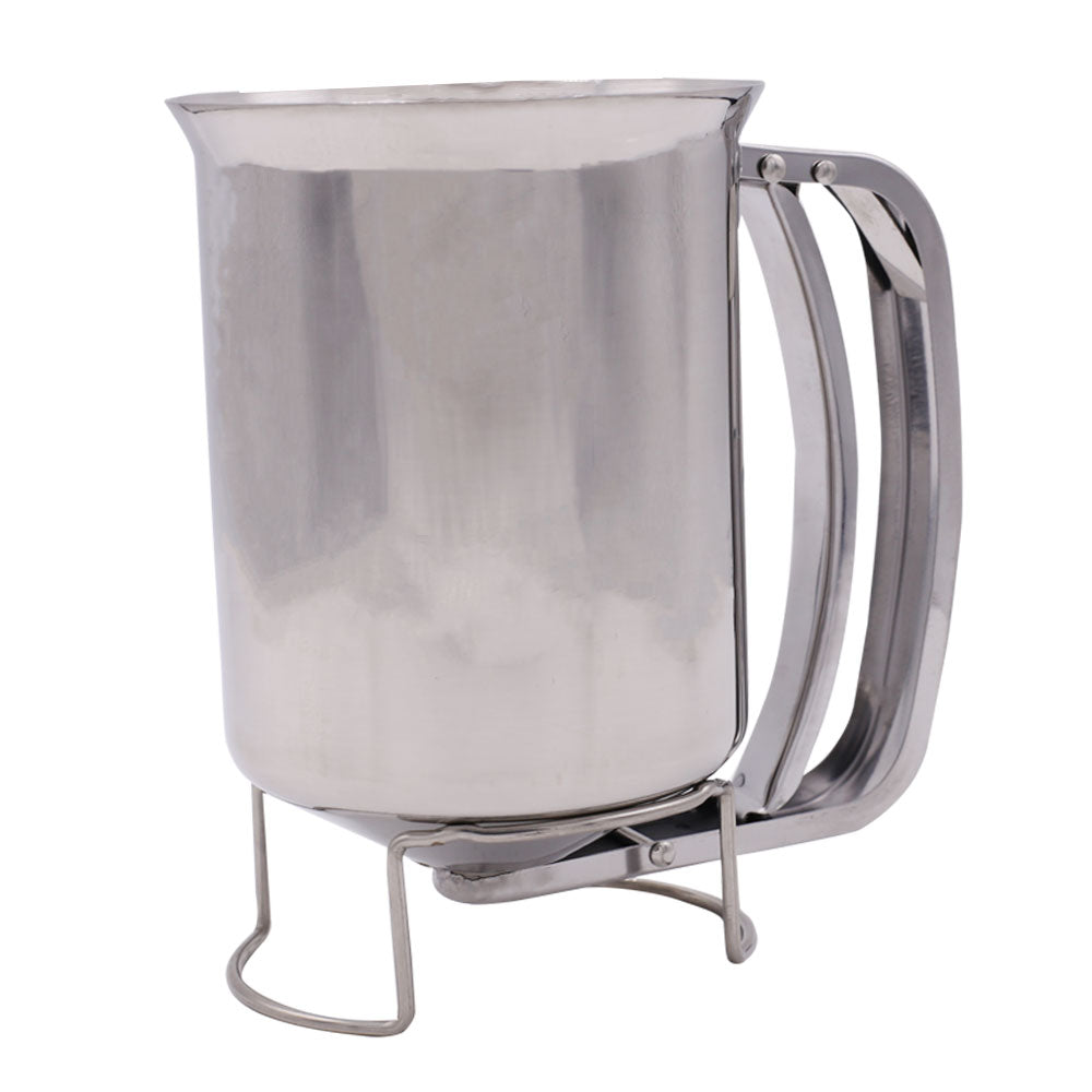 Mug Style Stainless Steel Pancake Batter Dispenser