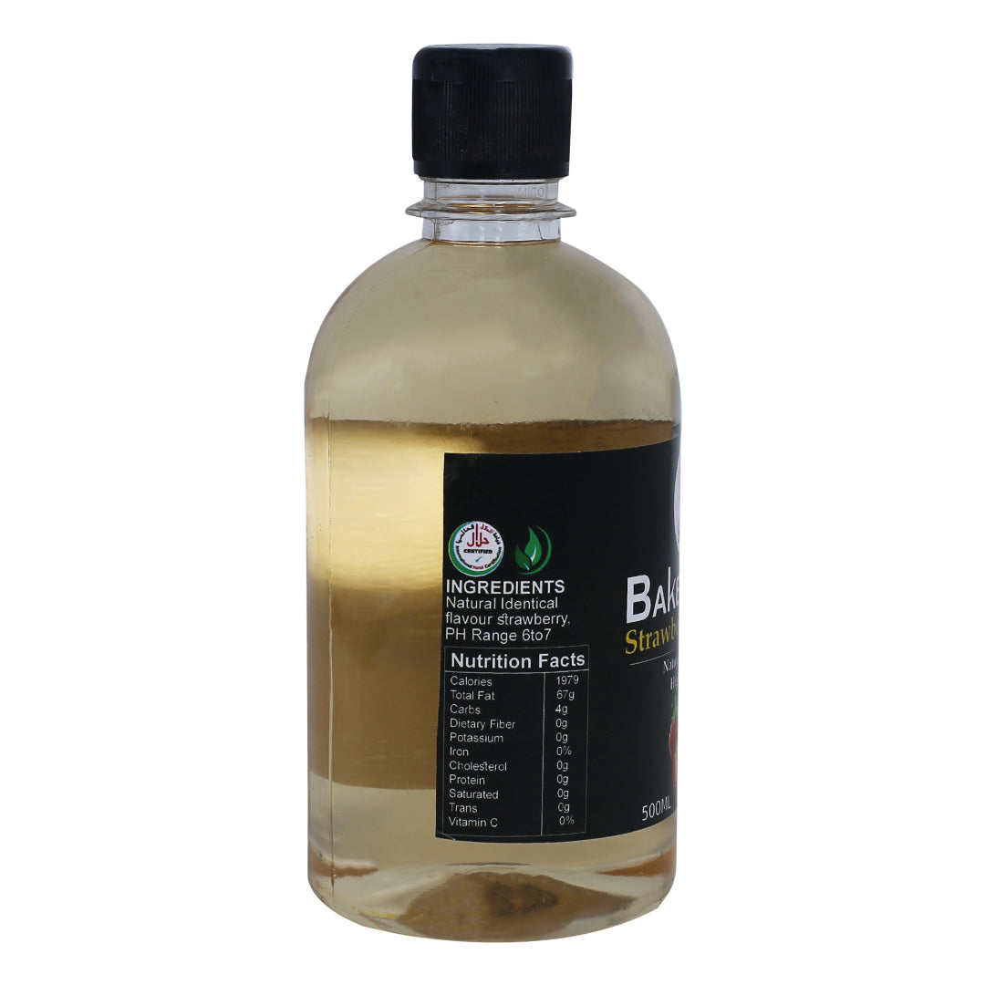 Bakearome Strawberry Flavour 500ML Bottle