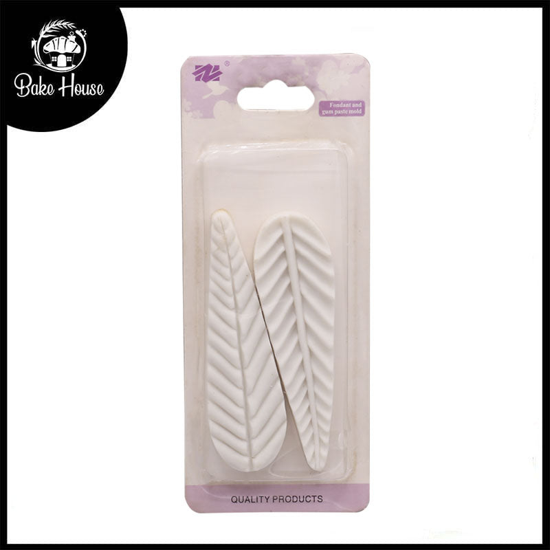 Feather Silicone Fondant Mold 2Pcs set