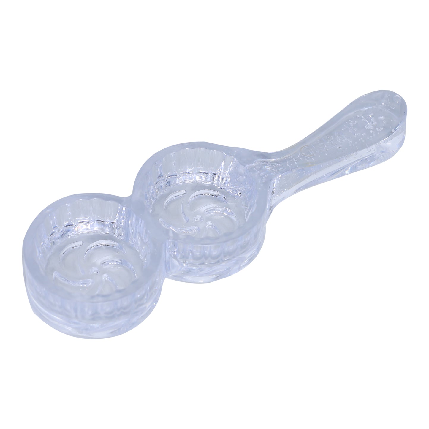 Fan Style Acrylic Cookie And Biscuit Mold 2 Cavity