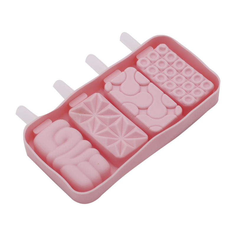 Love & Multi Designs Mini Popsicle Mold 4 Cavity