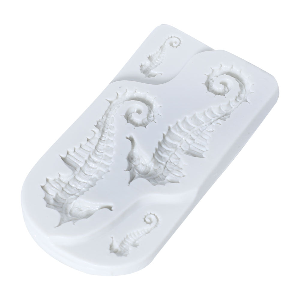 Sea Horse Silicone Fondant Mold 4 Cavity