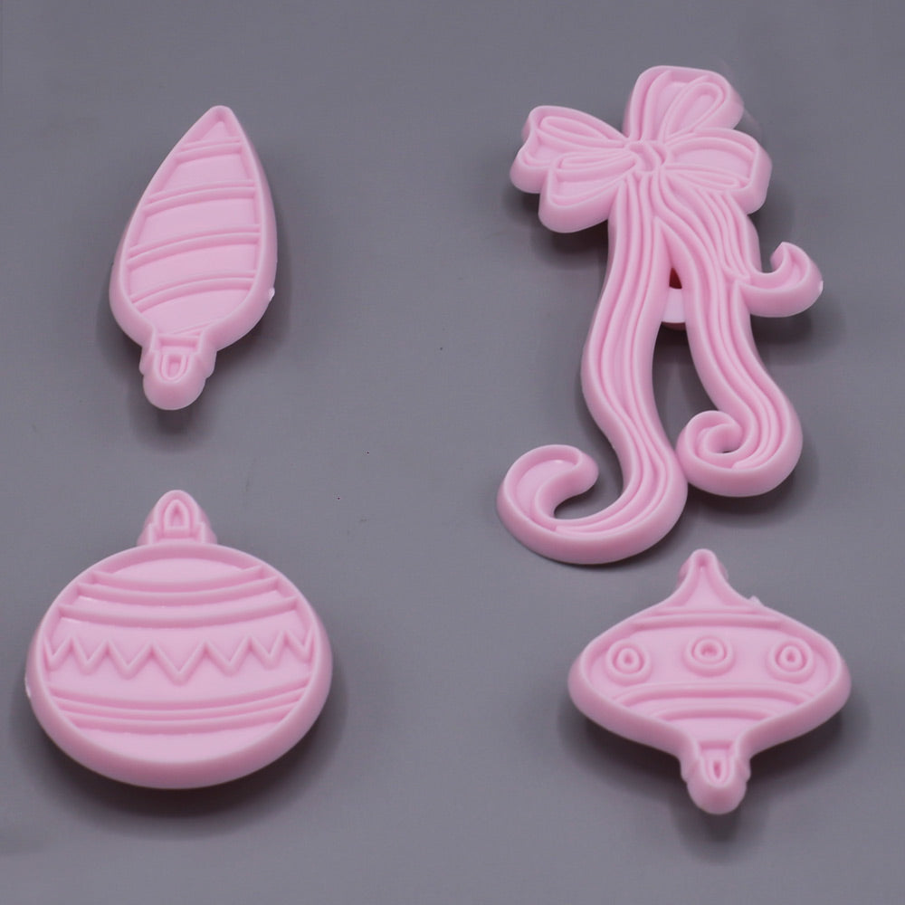 Mix Shape fondant Cutters 4Pcs Set