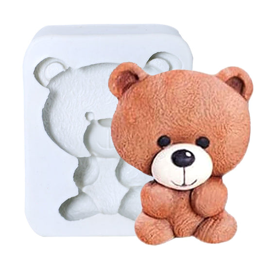 Cute Baby Bear Silicone Fondant Mold