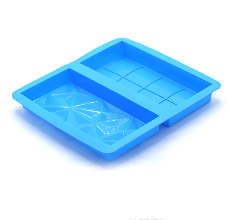 Silicone Kunafa Chocolate Bar Mold 2 Cavity Design 2