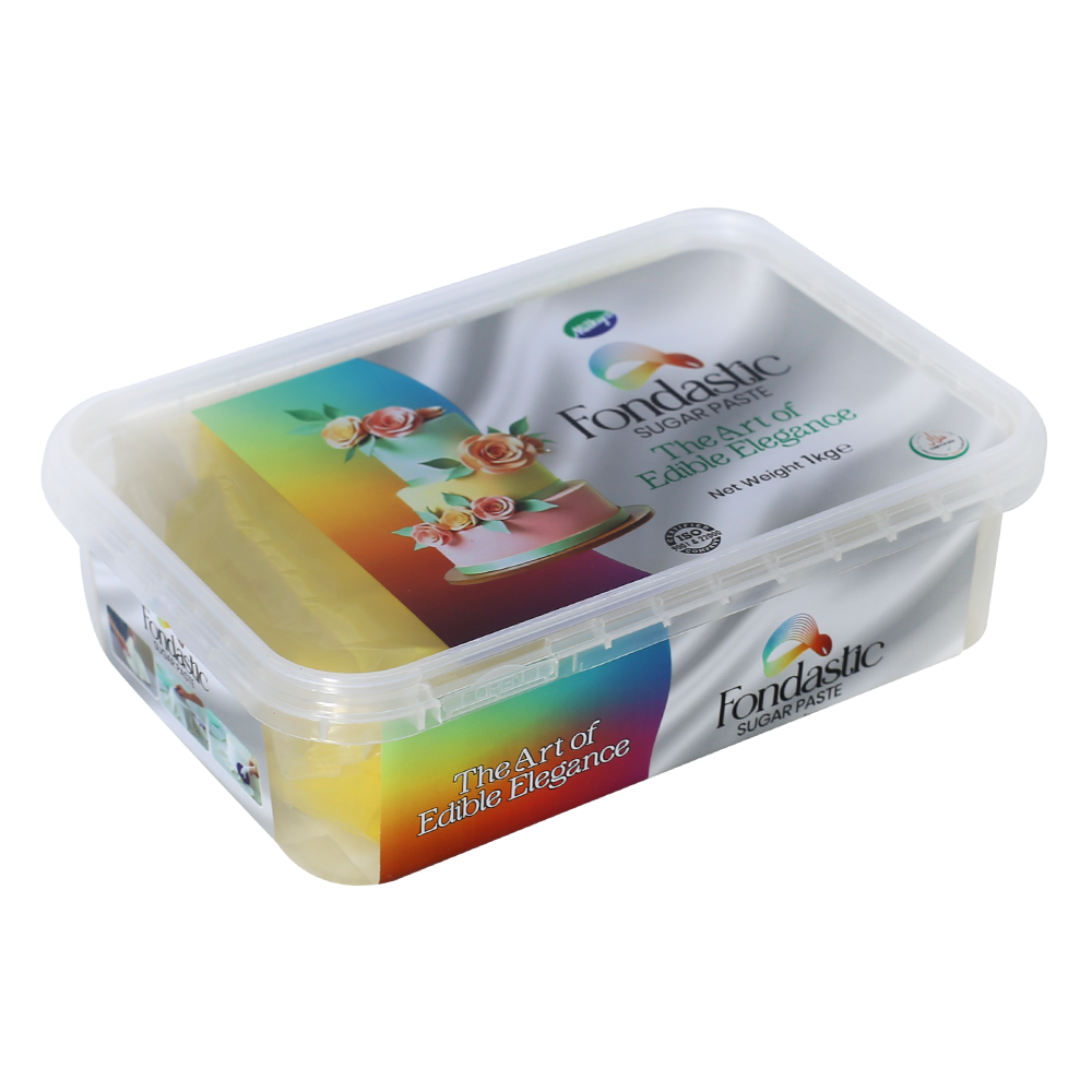 Milkyz Food Fondastic Yellow Fondant Sugar Paste 1Kg