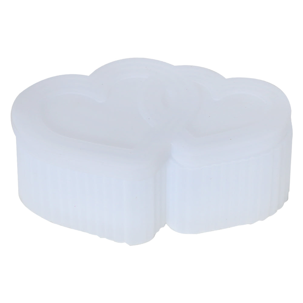 Entwined Heart Silicone Candle Or Fondant Mold 2 Cavity