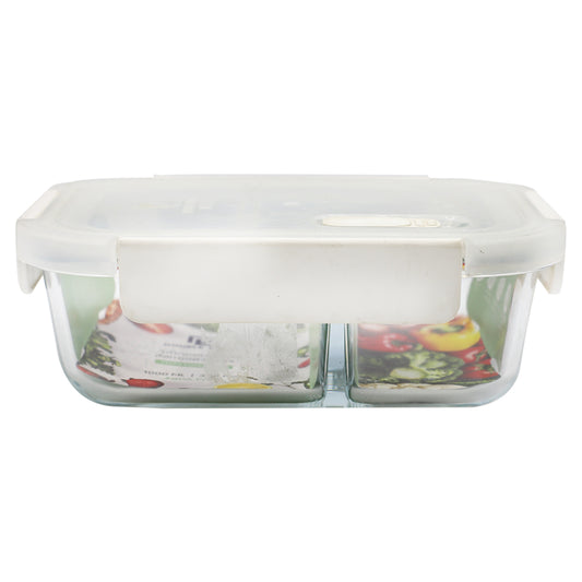 Glass Lunch Box 2 Compartments 1000ml