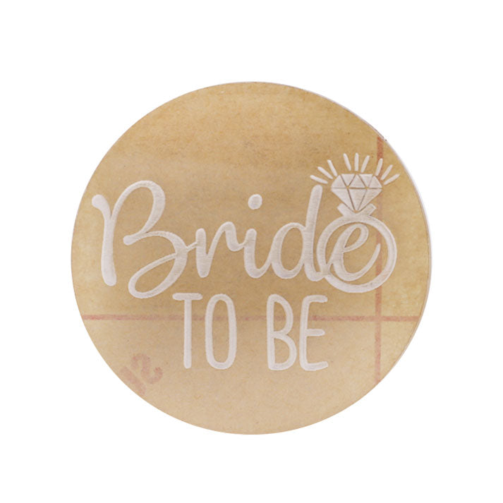 Bride To Be Ring Design Fondant Stamp Plastic