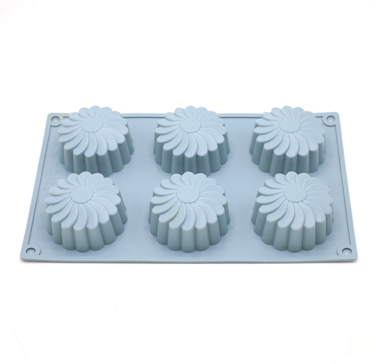 Sunflower Silicone Baking Mold 6 cavity