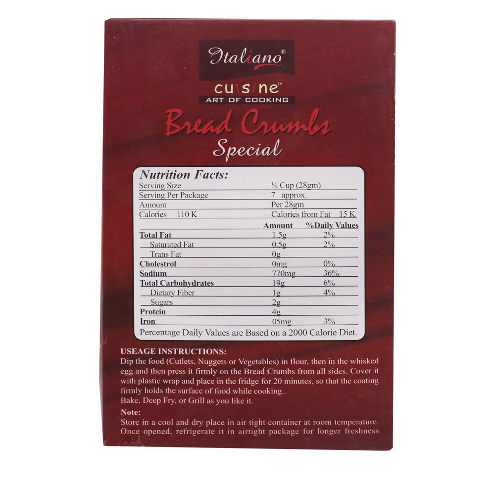 Italiano Bread Crumbs Special 200g