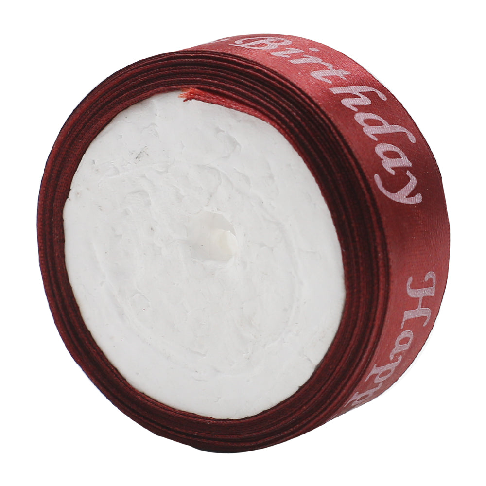 Happy Birthday Printed Ribbon Red