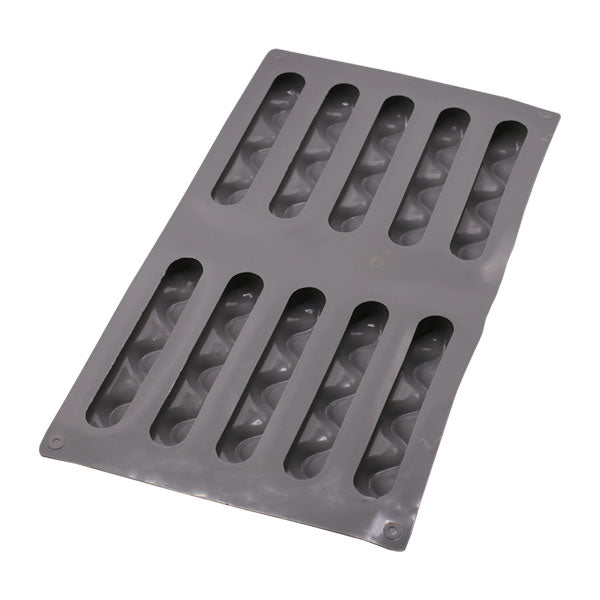 Eclair Silicone Dessert Mold 10 Cavity