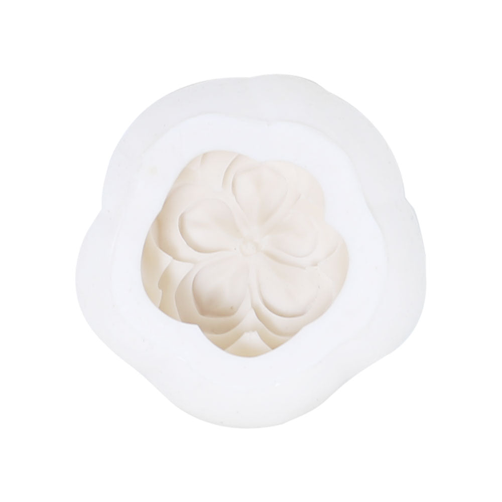 5 Petal Flower Shape Silicone Candle Mold