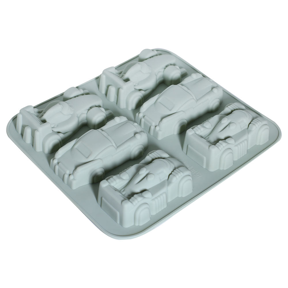 3 Design Silicone Super Car Mold 6 Cavity
